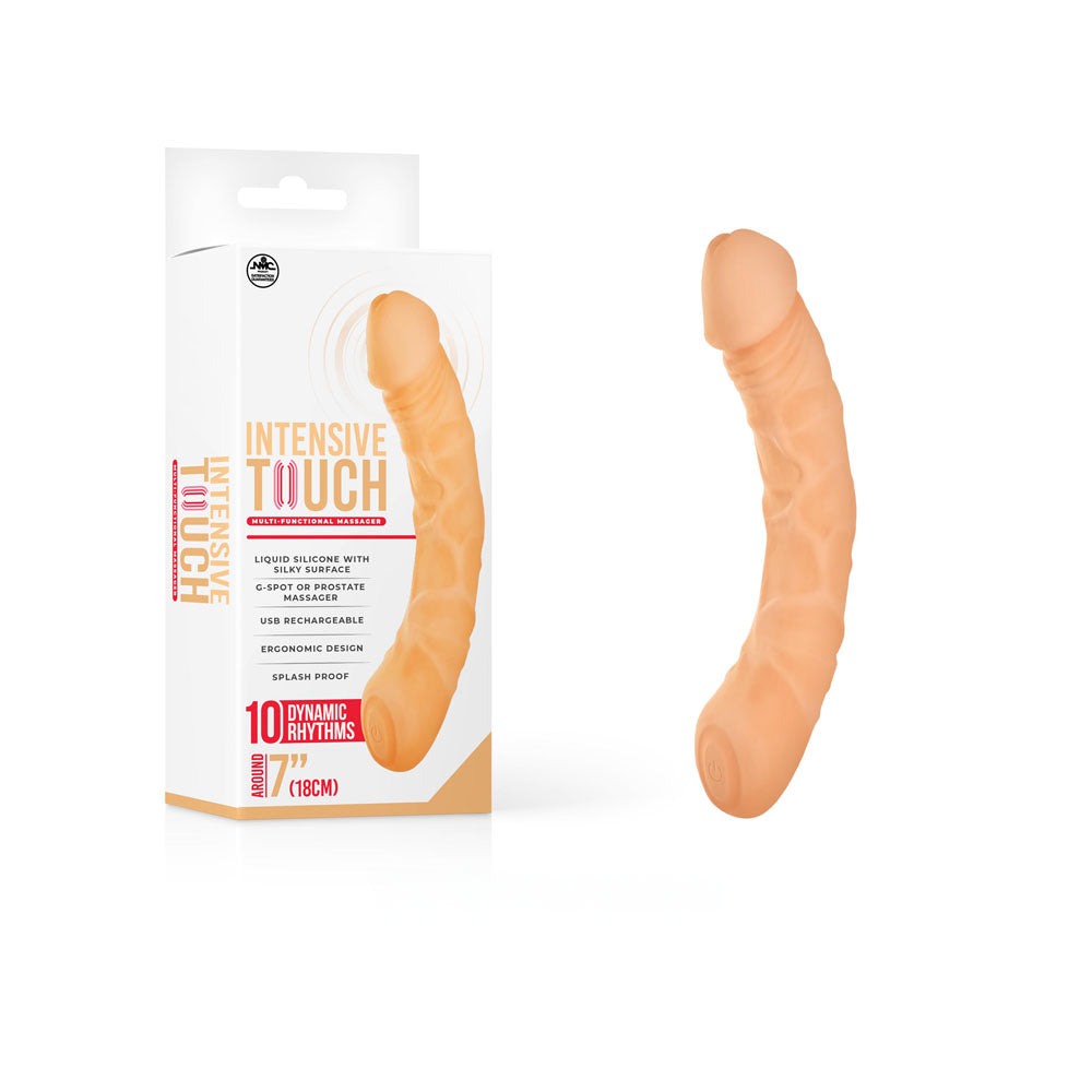 Intensive Touch - Flesh - Flesh 18 cm USB Rechargeable Vibrator Excellent Power